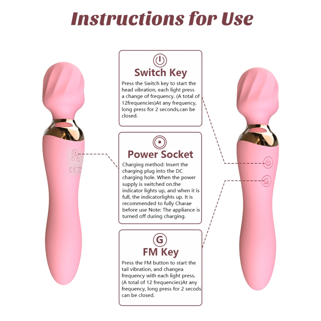 Vibrator Wand - For Clit & G Spot - Image 3