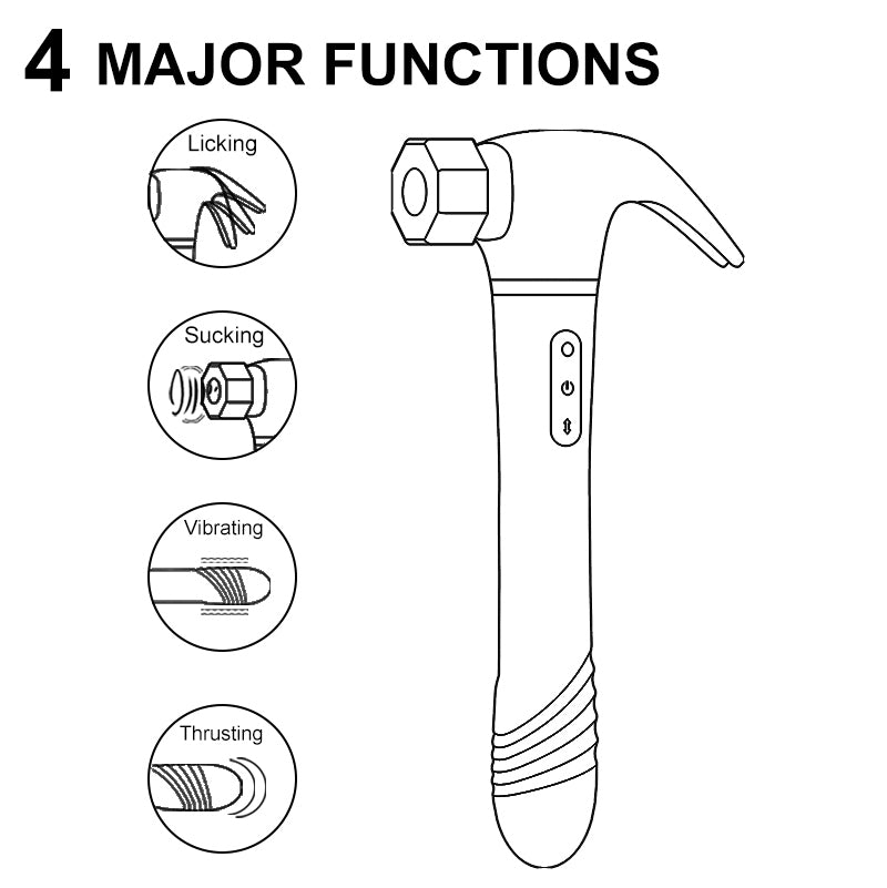 4 in 1 Hammer Vibrator - Image 3
